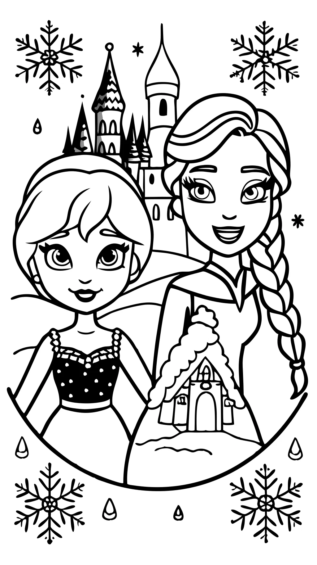 coloring pages frozen